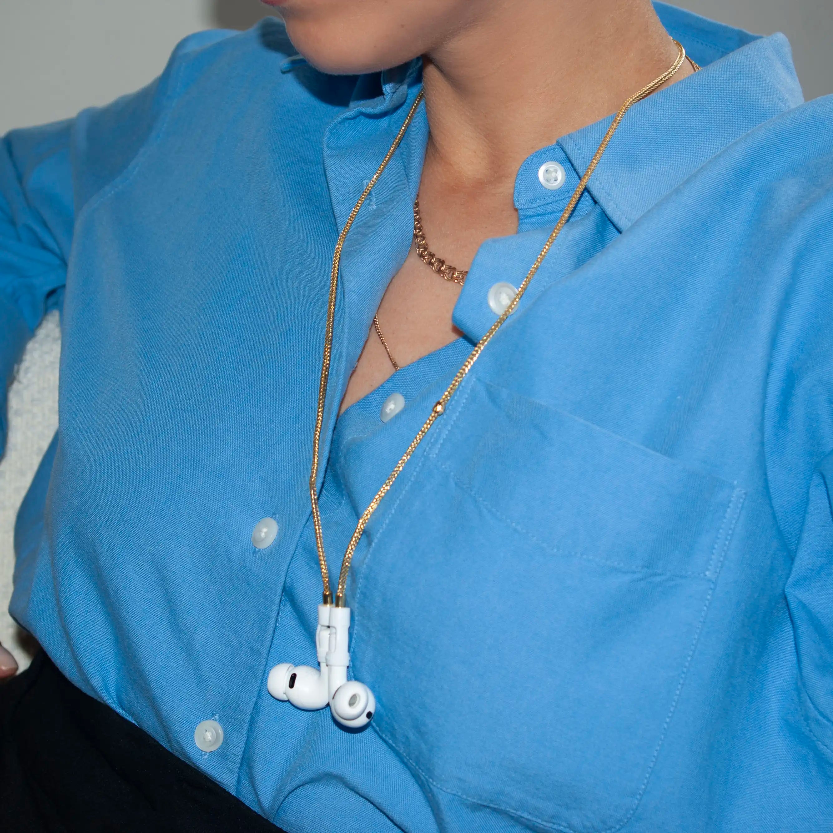 Mesh Chain AirPods Necklace